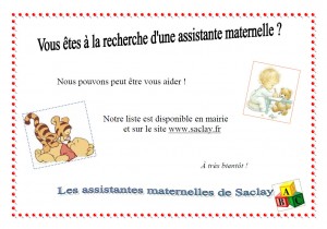 garde d'enfant saclay