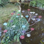 Land Art en vert pour jardin de verre à Soisy Sur Ecole - Albine & Jérôme Villeger