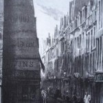 La rue Trousseau en 1884, à l'angle de la rue du faubourg Saint-Antoine